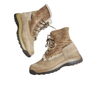 BLONDO Nubuck Leather  Sherpa HIKING BOOTS